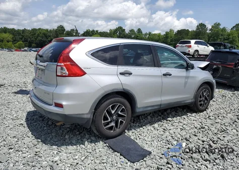 2016 Honda Cr-V Se из США, поврежденный, VIN 5J6RM3H40GL026783